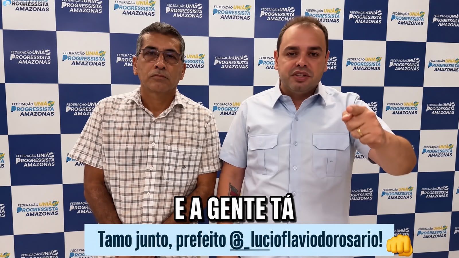 Prefeito Lúcio Flávio(PSD) de Manicoré, declarou apoio ao governador Roberto Cidade