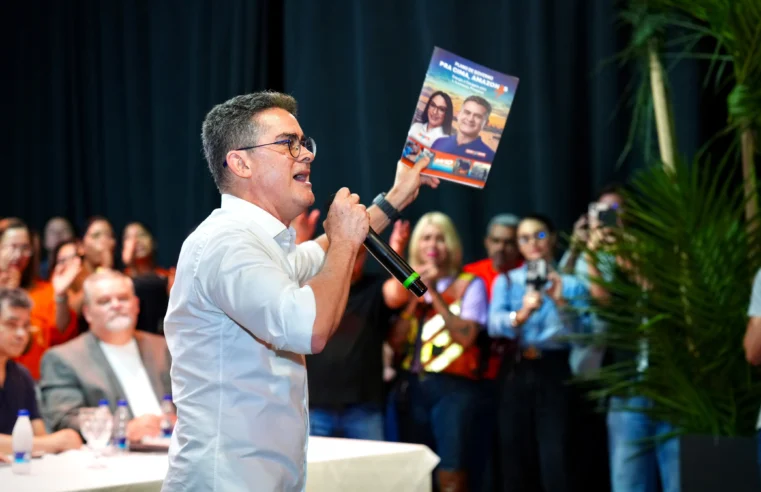 “Vamos tirar o Amazonas da UTI”, afirma David ao lançar plano de governo com nove eixos de desenvolvimento